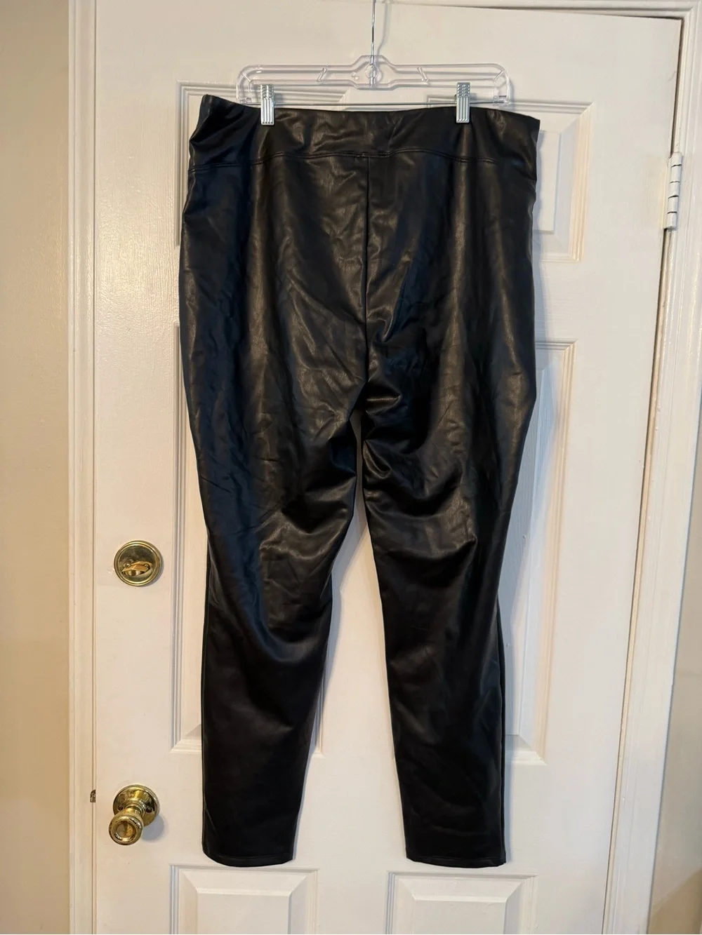 Express Black Faux Leather Leggings XL